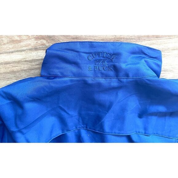 Cutter & Buck CB Weathertec Blue Jacket Men’s XXXL Front Zipper NWT Waterproof - Picture 3 of 13